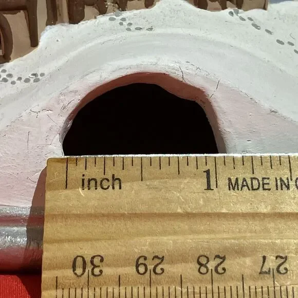 Gare Ceramic Silent Night Moon Scenic Christmas Winter‎ Snow Church  W/ Light #3 - Picture 3 of 16